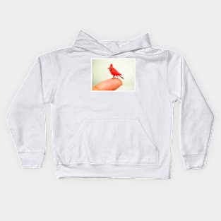 A Little Bird Watercolor Kids Hoodie